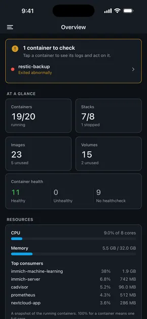 Environment overview in StackPilot